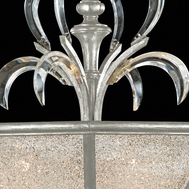 Beveled Arcs 26" Round Semi-Flush Mount