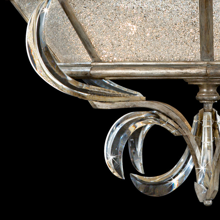 Beveled Arcs 26" Round Semi-Flush Mount