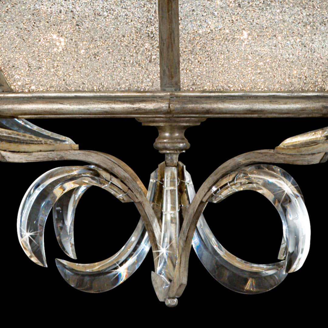 Beveled Arcs 26" Round Semi-Flush Mount