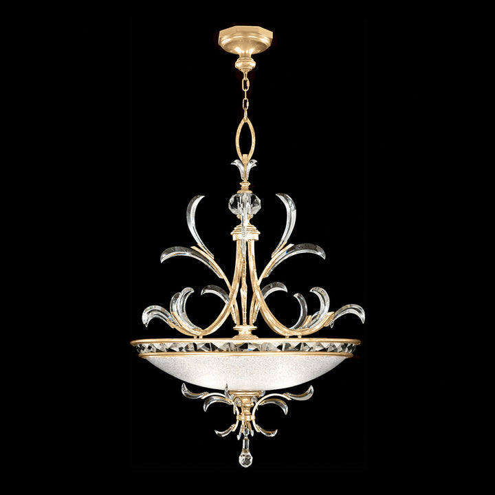 Beveled Arcs 44" Round Pendant