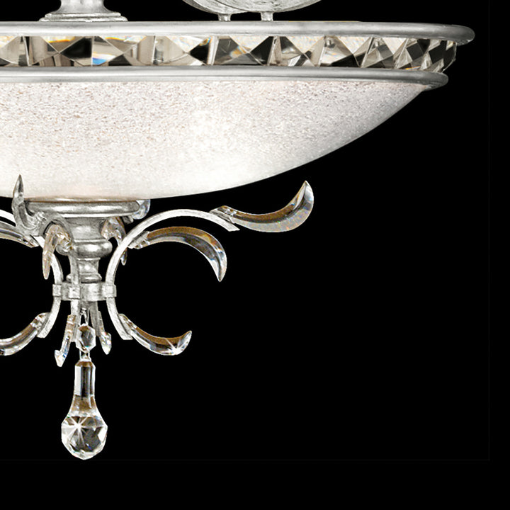 Beveled Arcs 44" Round Pendant