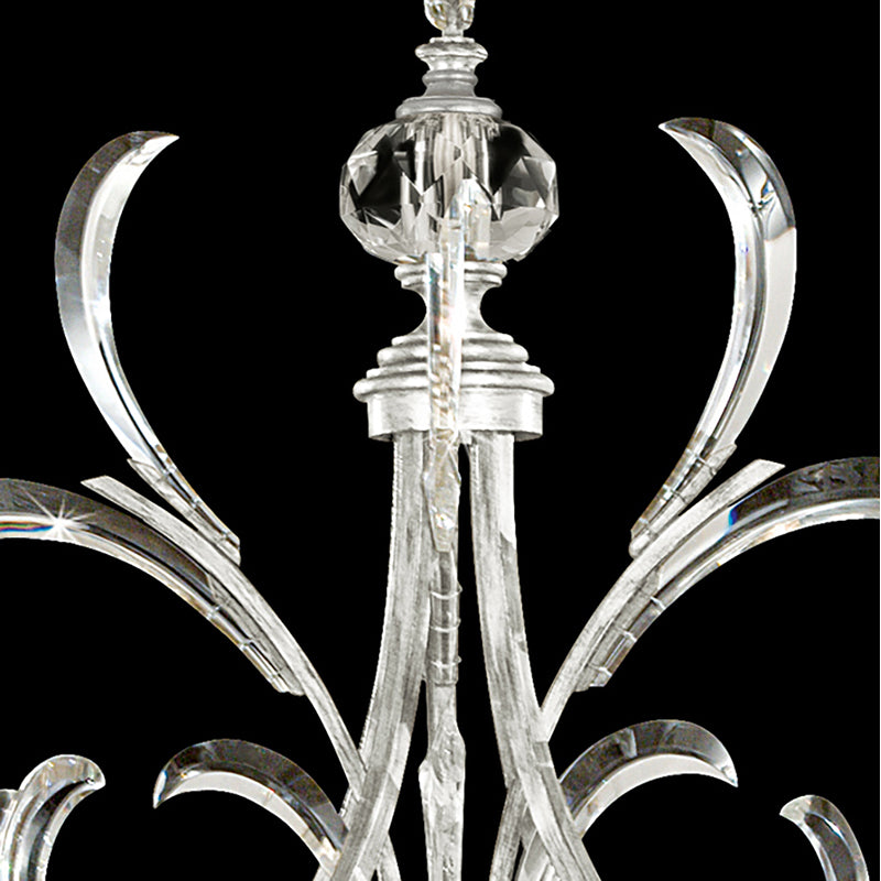 Beveled Arcs 44" Round Pendant