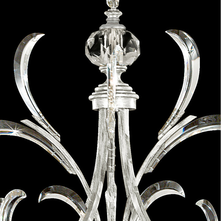 Beveled Arcs 44" Round Pendant