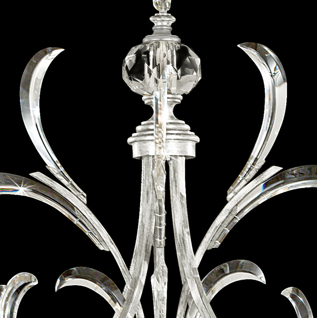 Beveled Arcs 44" Round Pendant