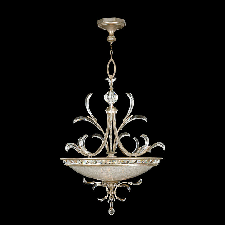 Beveled Arcs 44" Round Pendant