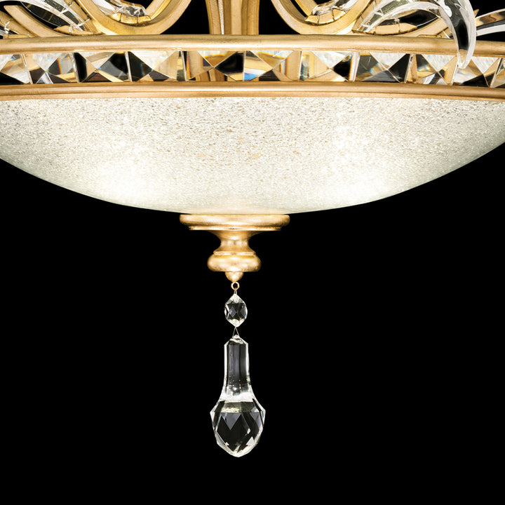 Beveled Arcs 32" Round Pendant