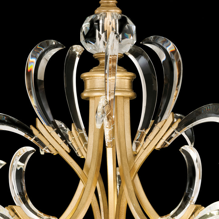 Beveled Arcs 32" Round Pendant
