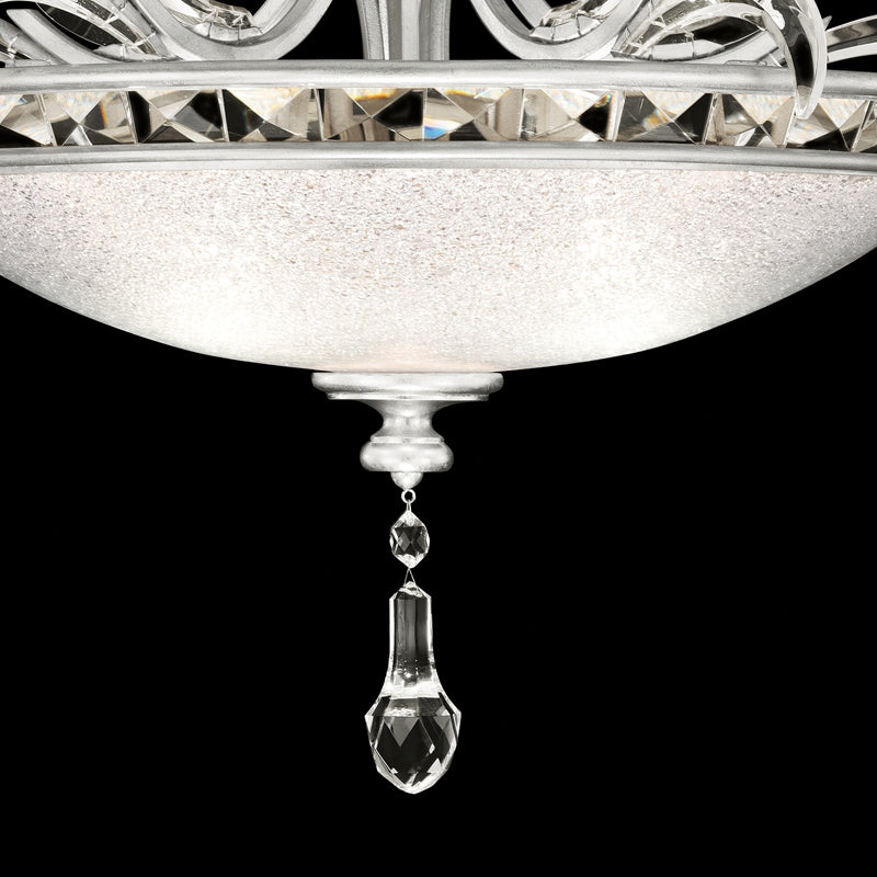 Beveled Arcs 32" Round Pendant