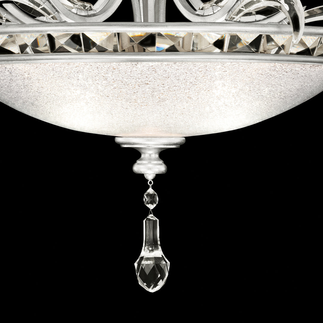 Beveled Arcs 32" Round Pendant