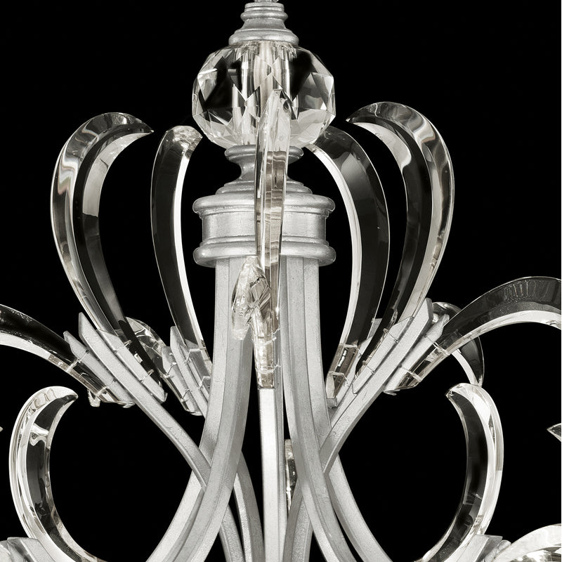 Beveled Arcs 32" Round Pendant