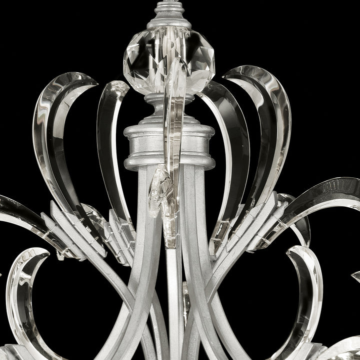 Beveled Arcs 32" Round Pendant