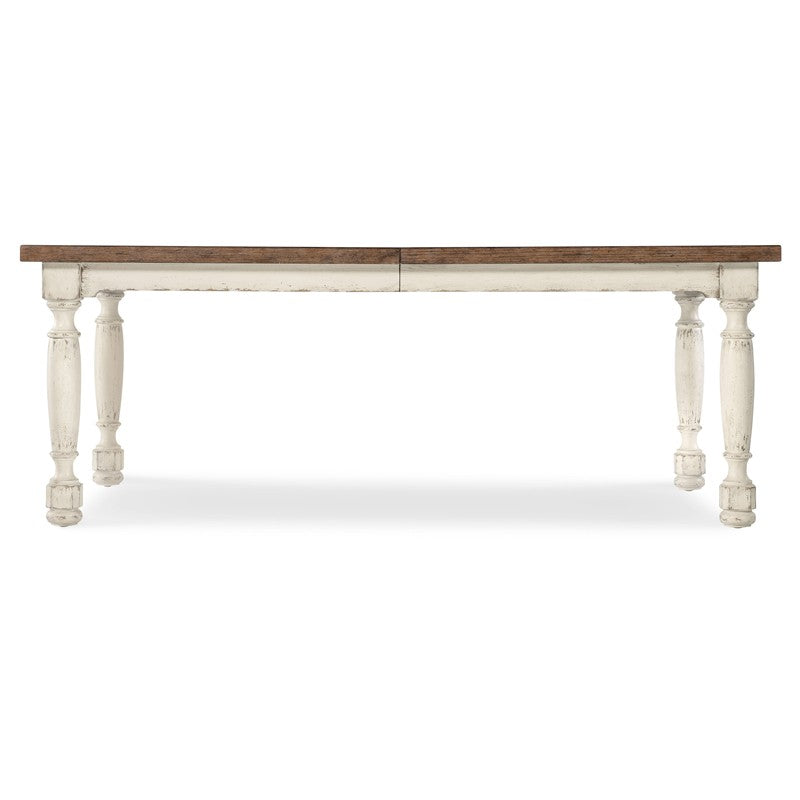 Americana - Leg Dining Table With One 22" Leaf - White
