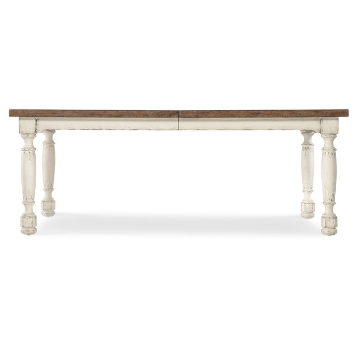 Americana - Leg Dining Table With One 22" Leaf - White