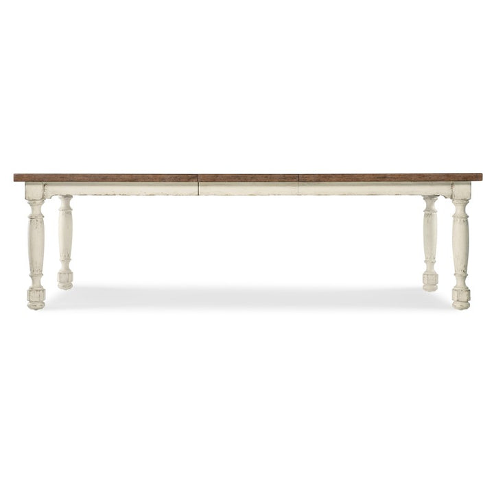 Americana - Leg Dining Table With One 22" Leaf - White