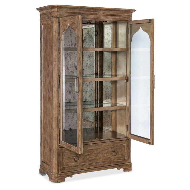 Americana - Display Cabinet - Light Brown