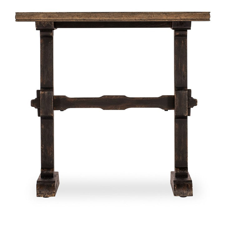 Americana - Trestle End Table - Dark Brown