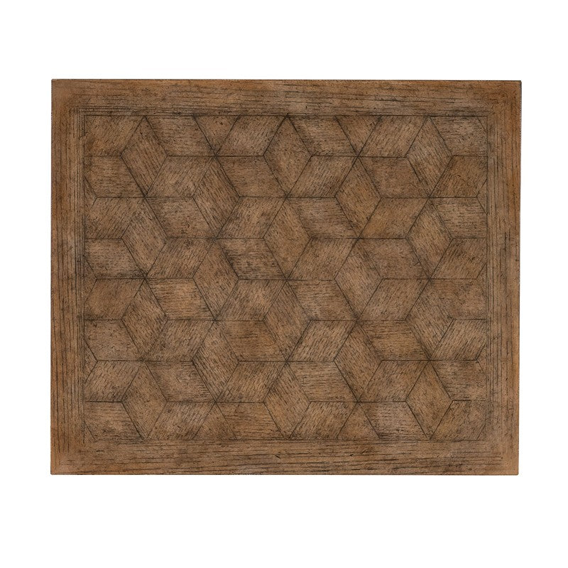 Americana - Trestle End Table - Dark Brown