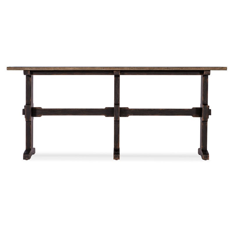 Americana - Trestle Console Table - Dark Brown