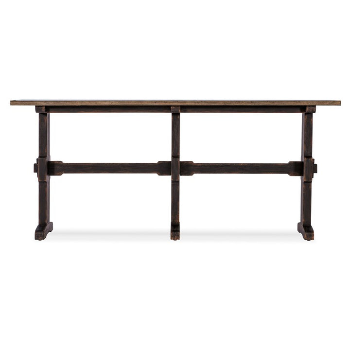 Americana - Trestle Console Table - Dark Brown