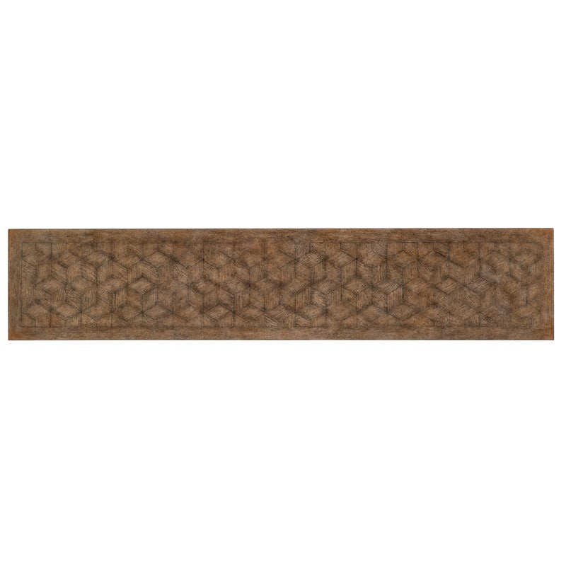Americana - Trestle Console Table - Dark Brown
