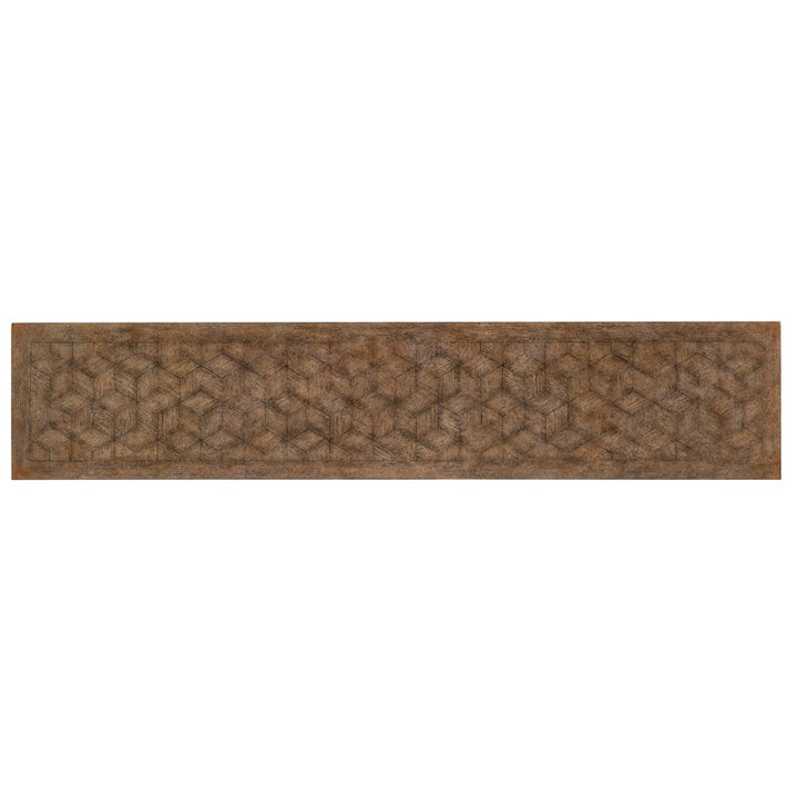 Americana - Trestle Console Table - Dark Brown