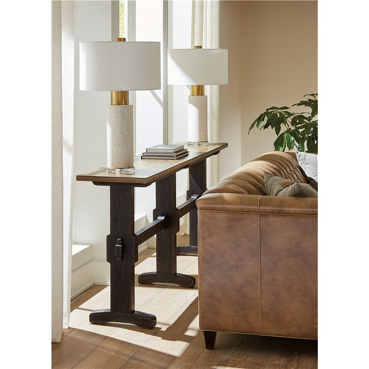 Americana - Trestle Console Table - Dark Brown