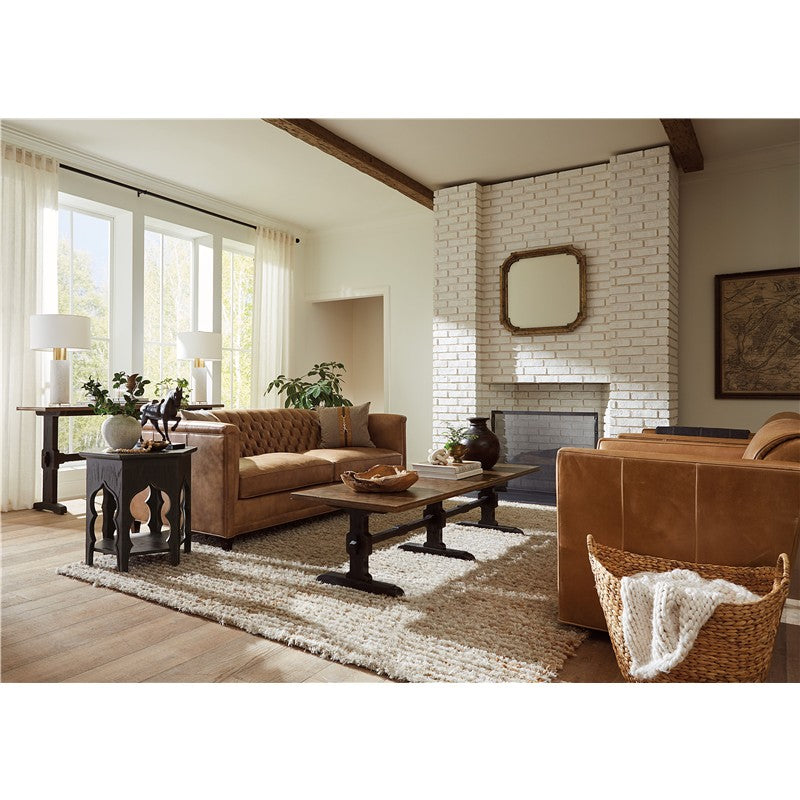 Americana - Trestle Console Table - Dark Brown