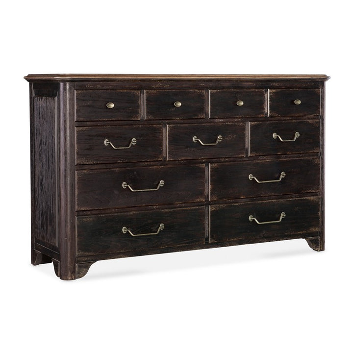 Americana - 68" Dresser - Dark Brown