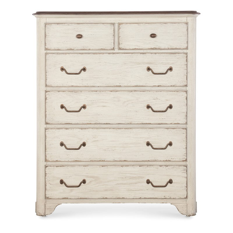 Americana - 46" Six-Drawer Chest - White