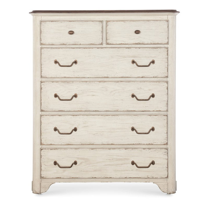 Americana - 46" Six-Drawer Chest - White