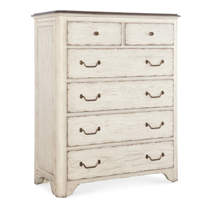 Americana - 46" Six-Drawer Chest - White