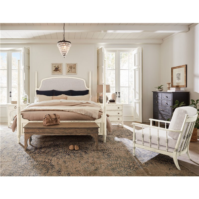 Americana - Three-Drawer Nightstand - White