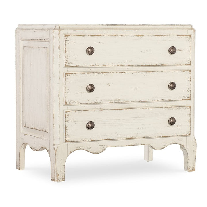 Americana - Three-Drawer Nightstand - White