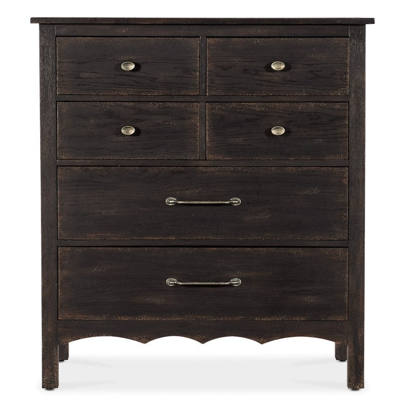 Americana - Six-Drawer Chest - Dark Brown