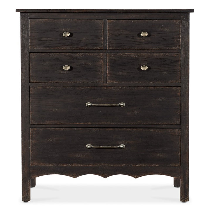 Americana - Six-Drawer Chest - Dark Brown