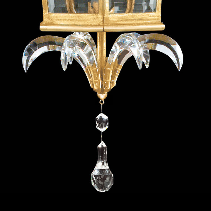 Beveled Arcs 22" Square Pendant