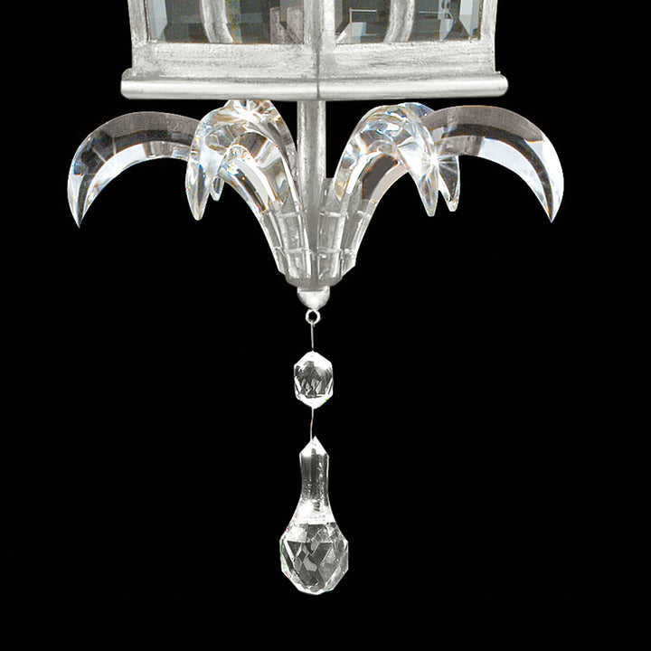 Beveled Arcs 22" Square Pendant