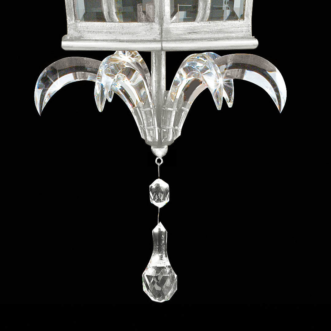 Beveled Arcs 22" Square Pendant