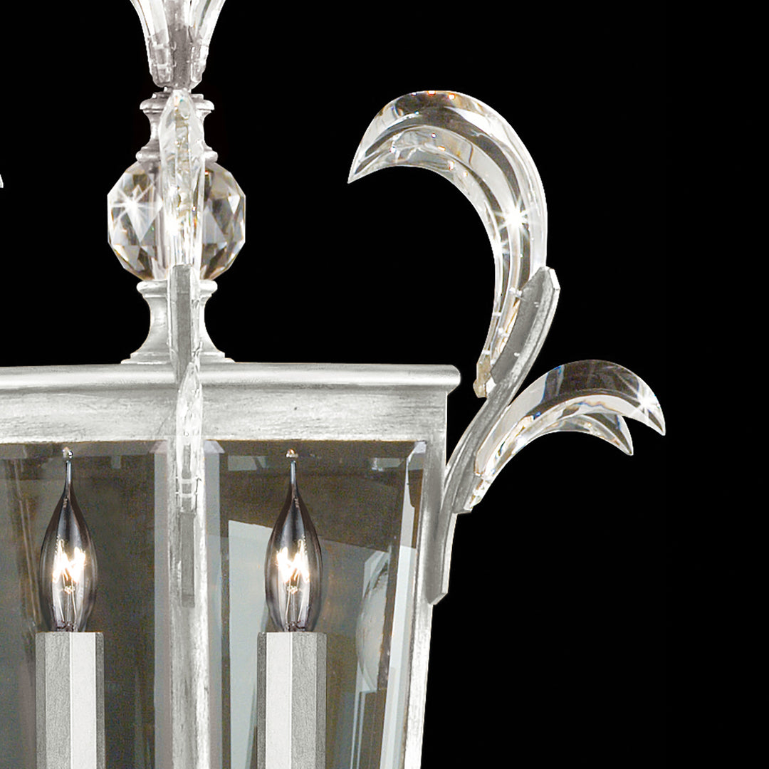 Beveled Arcs 22" Square Pendant