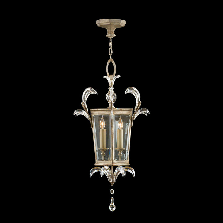 Beveled Arcs 22" Square Pendant