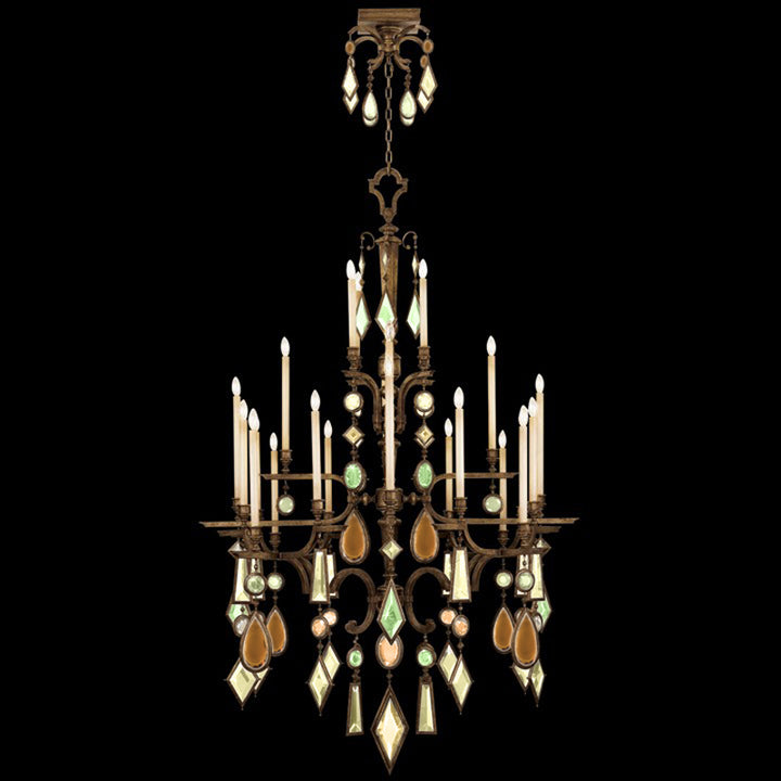 Encased Gems 53" Round Chandelier