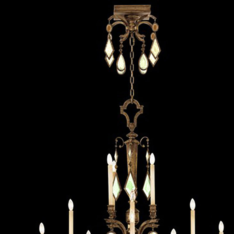 Encased Gems 53" Round Chandelier
