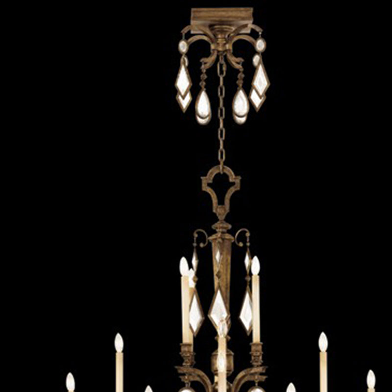 Encased Gems 53" Round Chandelier