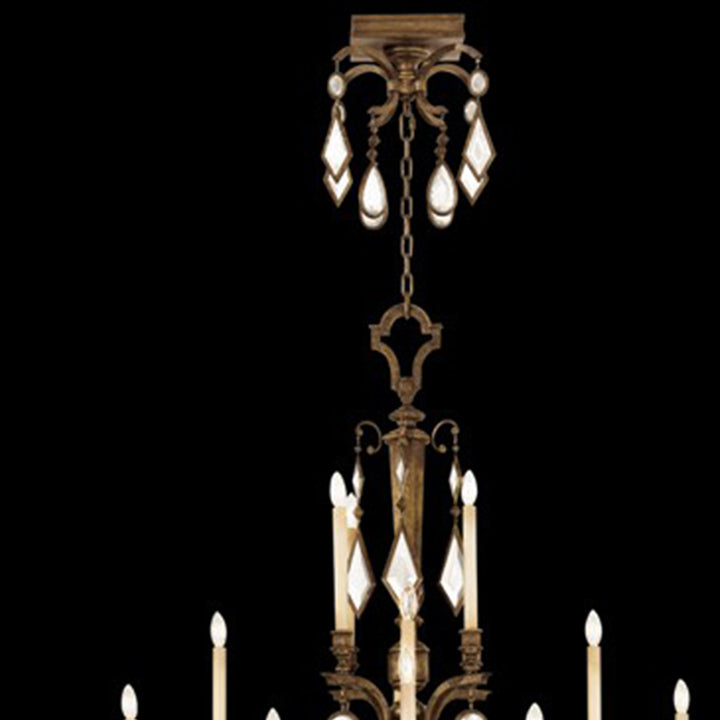 Encased Gems 53" Round Chandelier