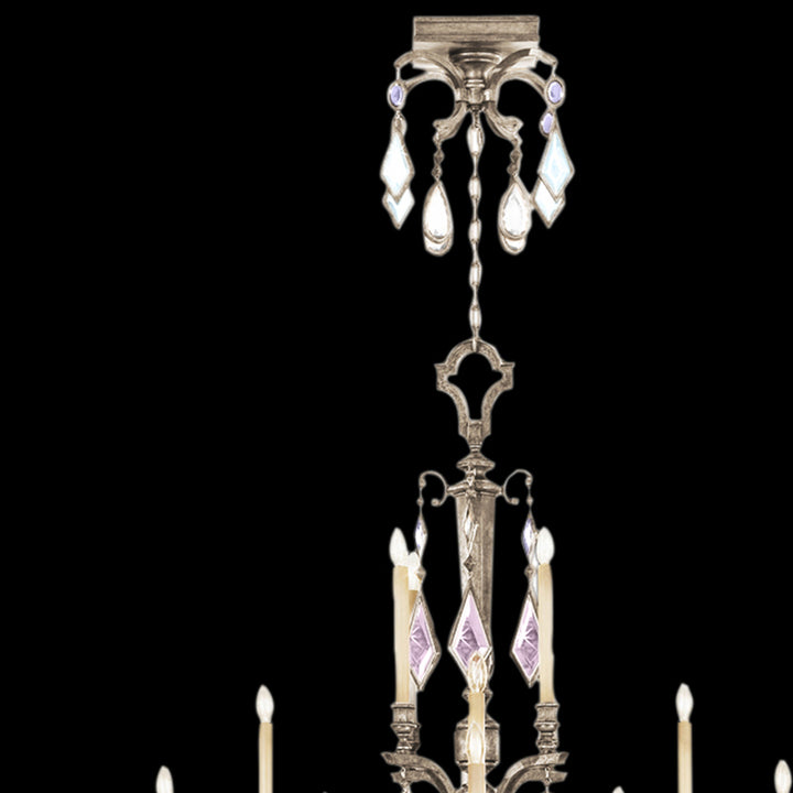 Encased Gems 53" Round Chandelier