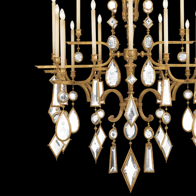 Encased Gems 53" Round Chandelier