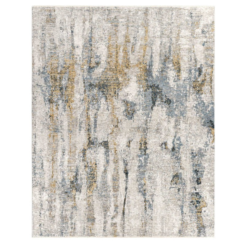 Ladoga - Modern 5 X 8 Rug - Pearl Silver