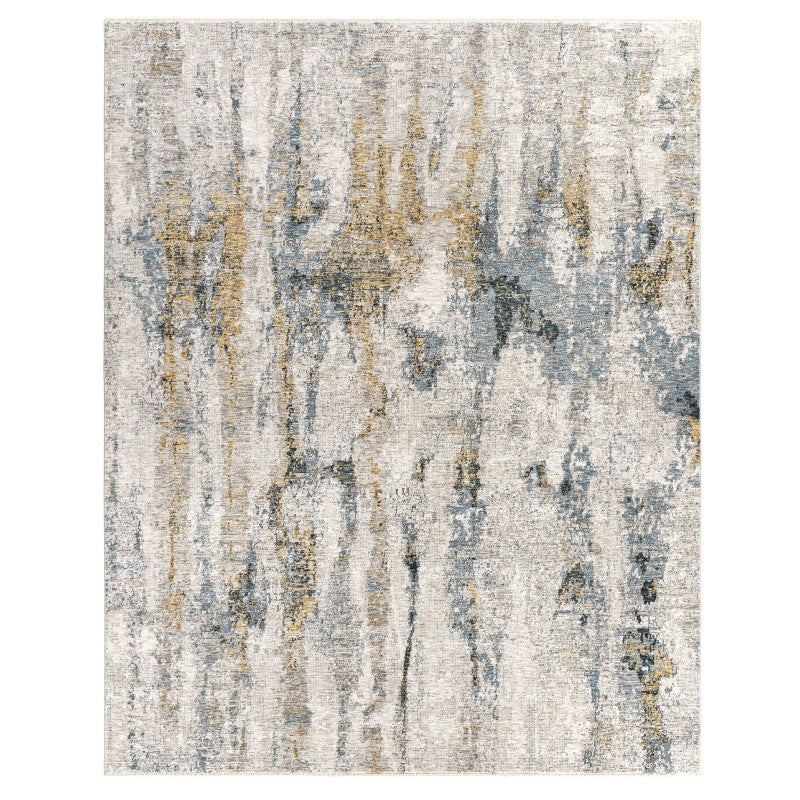 Ladoga - Modern 5 X 8 Rug - Pearl Silver