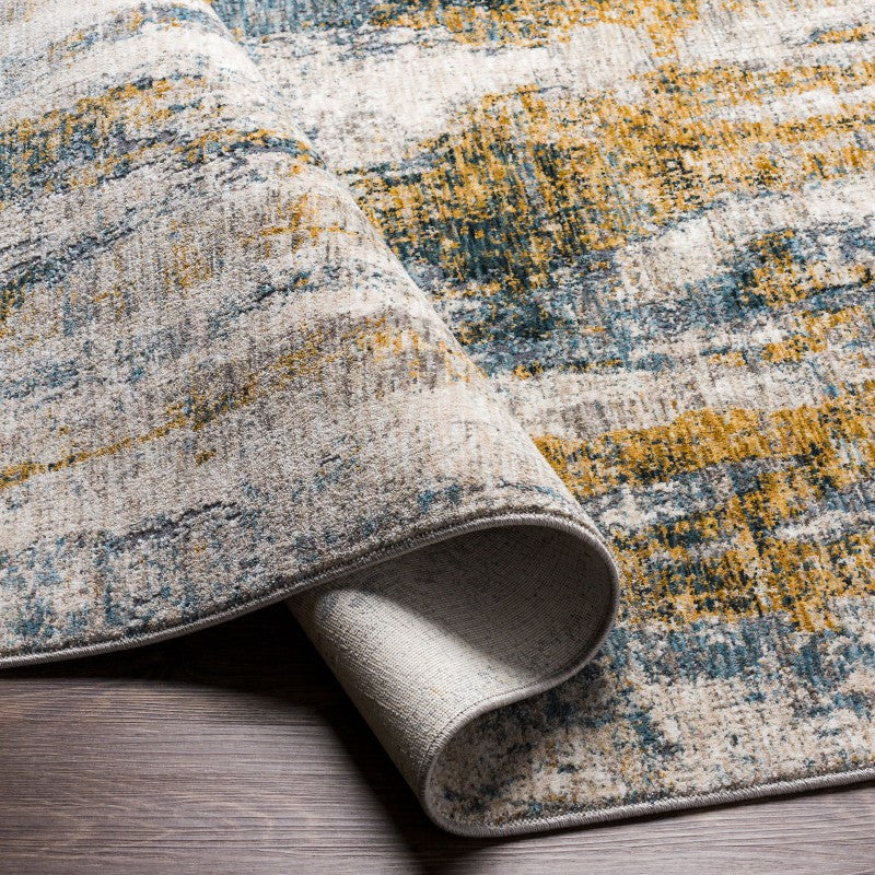 Ladoga - Modern 5 X 8 Rug - Pearl Silver