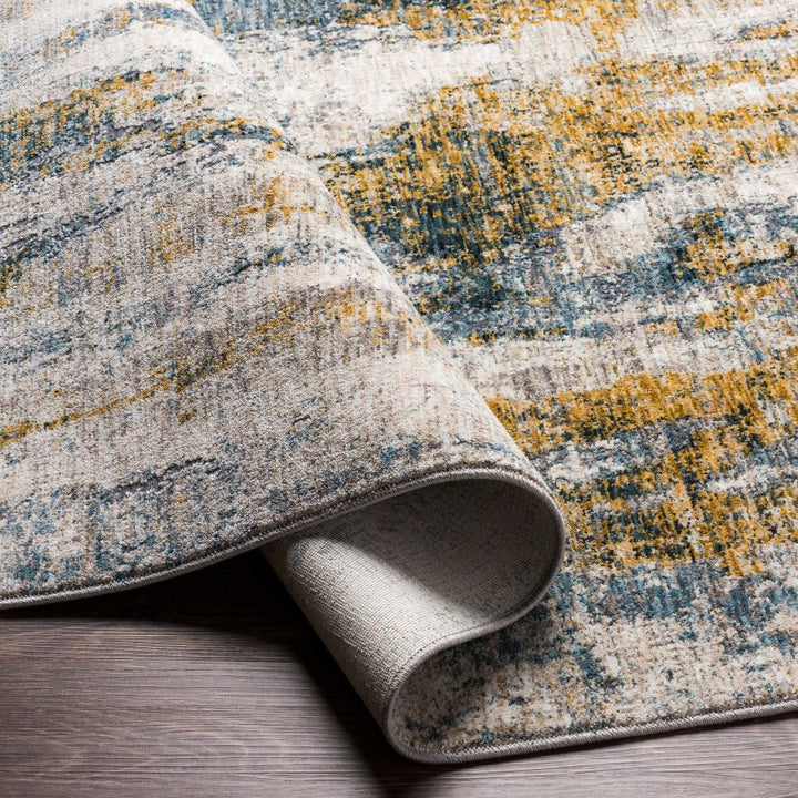 Ladoga - Modern 5 X 8 Rug - Pearl Silver